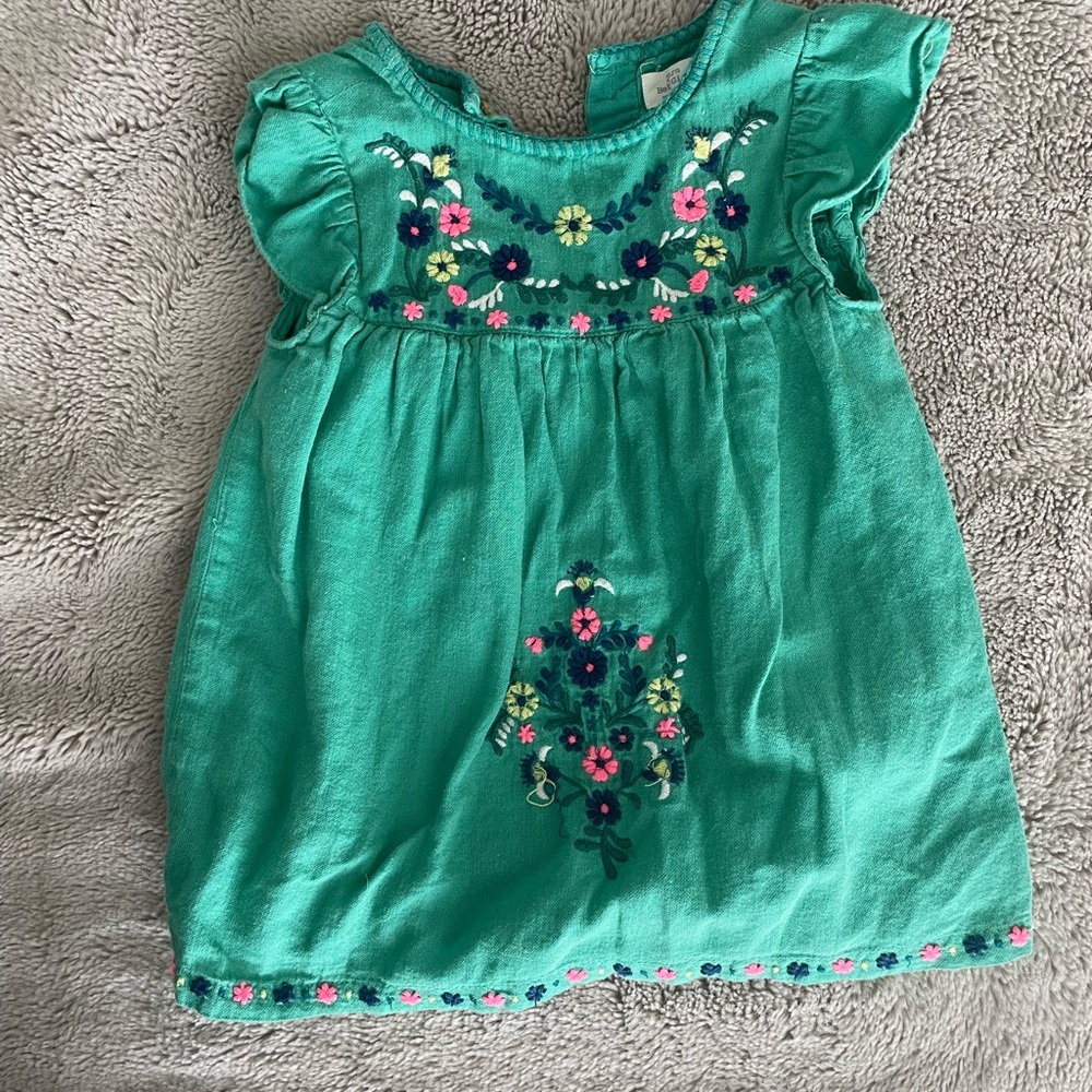 Zara Green Sundress